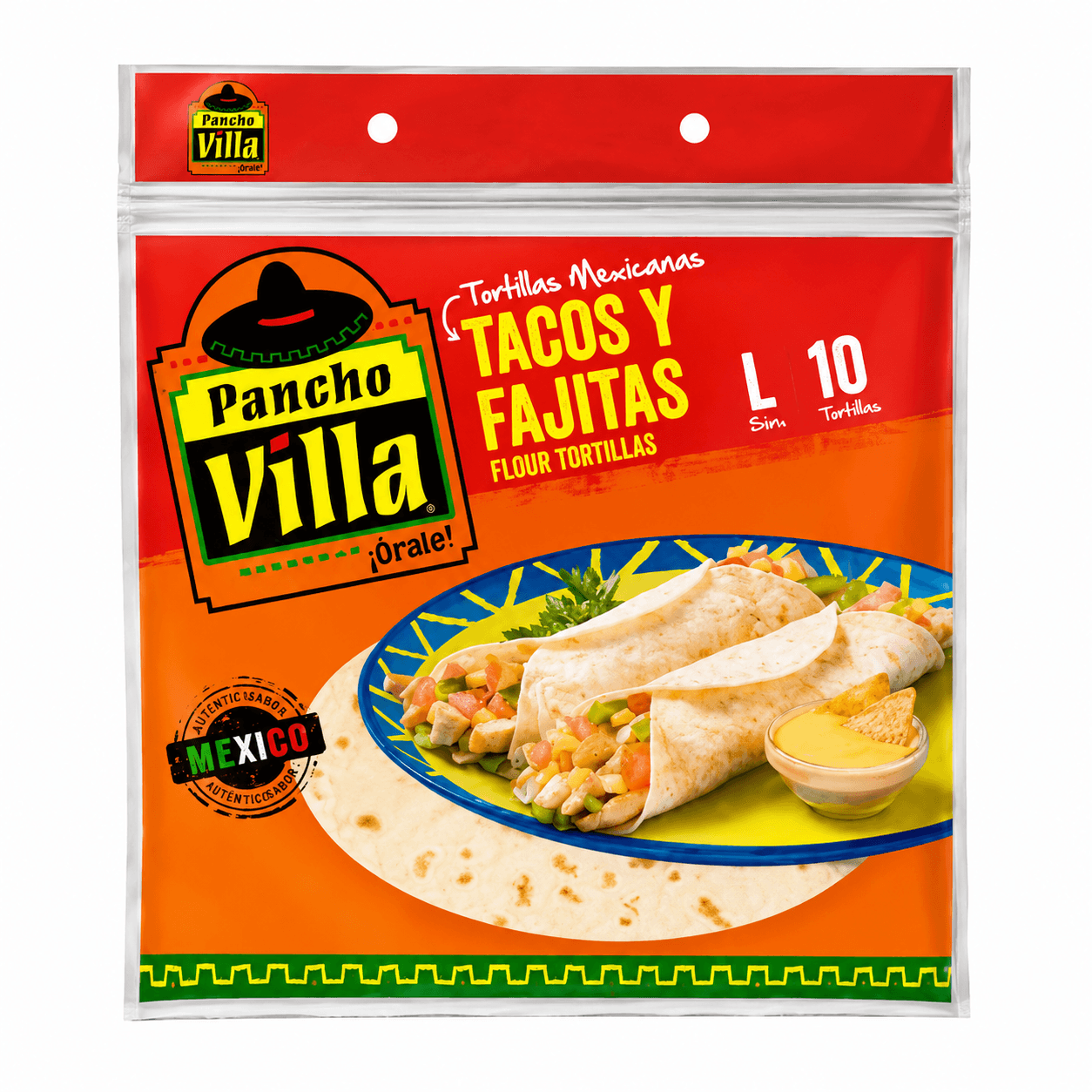 Tortillas Pancho Villa Tamano L 280 G